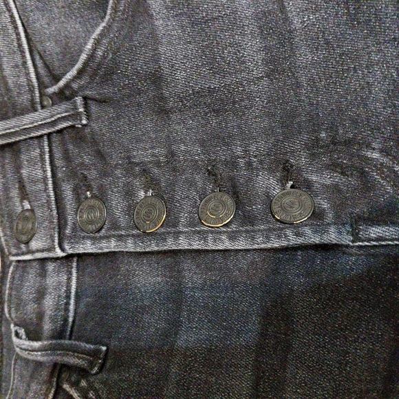 MOTHER The Pixie Swooner Ankle Fray Buttonfly Jeans Women's Size 25 - Picture 4 of 10